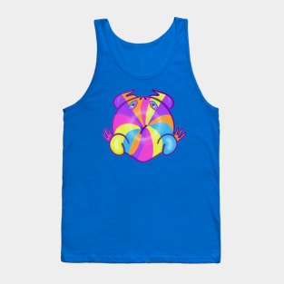 Rainbow Bagel Toad Tank Top